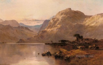 クラフナント 北ウェールズの風景 アルフレッド・デ・ブリアンスキー・シニア Oil Paintings